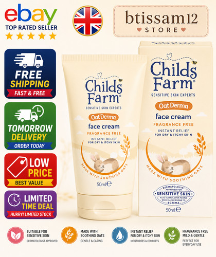 Childs farm oatderma face - farm,