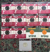 ELVIS PRESLEY Limited Edition UK Singles  13 x 10" Vinyl Records No1 s