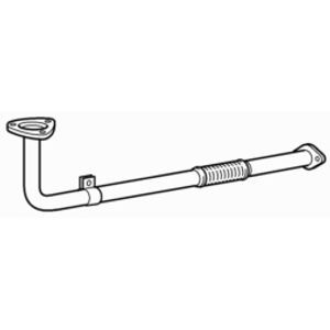 Front exhaust pipe - pipe, for