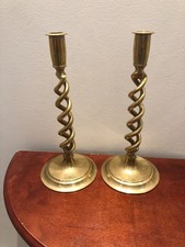 Two Large Vintage Twisted