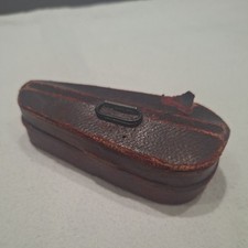 Antique Victorian Novelty Violin Case Shaped Travelling Inkwell