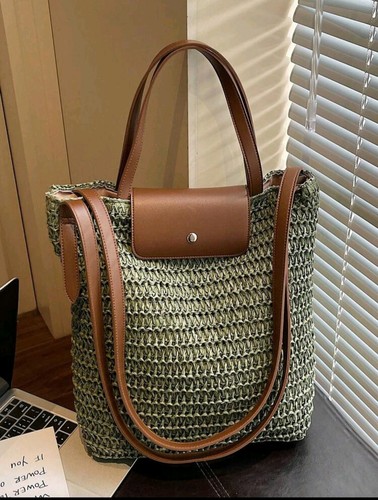 Beach bag summer rattan - bag,