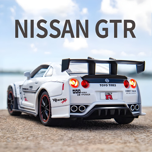 Nissan gtr r35 diecast - 1:32,