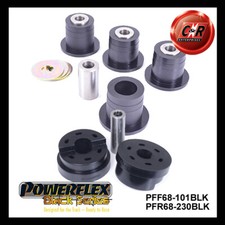 Powerflex Black FrArm Bushes+RrBeam Mnt Bush For Smart Roadster 452+Brabus 03-05