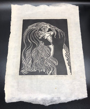 Signed LaParna Woodcut