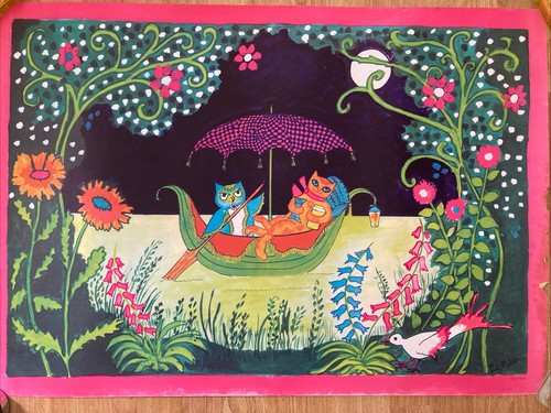 Vintage 1960s poster - 1960s, print