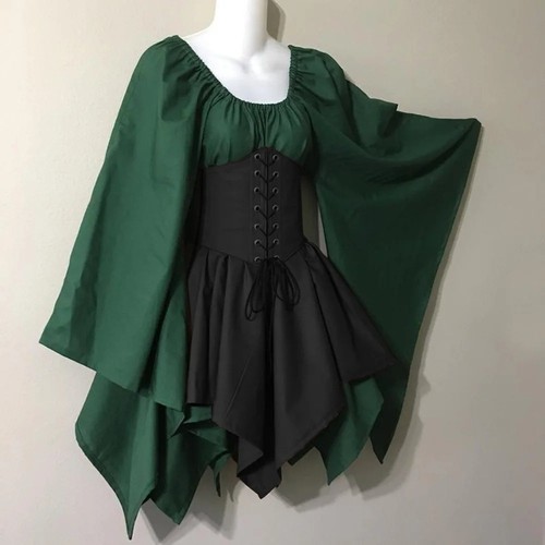 Women medieval cosplay dress - women,