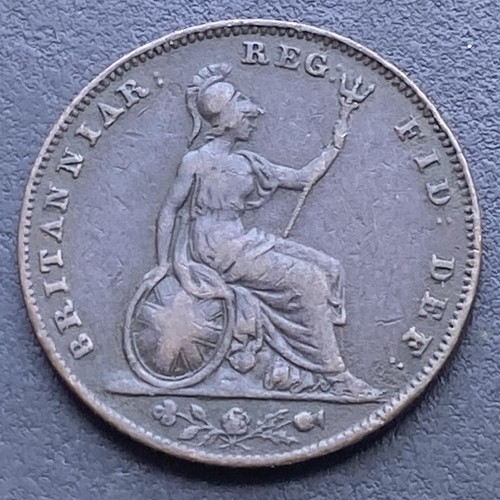 Victoria 1847 farthing copper - victoria,