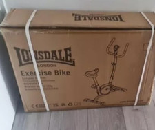 New Boxed Light Lonsdale Indoor Exercise Fitness Bike - Cool Grey 