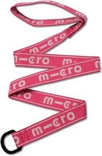 MICRO SCOOTER ECO PULL / CARRY STRAP GENUINE PINK & WHITE