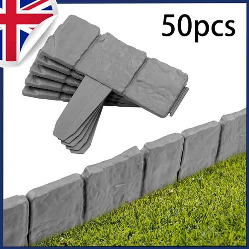 50x garden border edging - border,