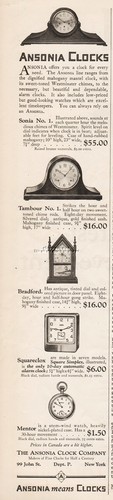 1925 ansonia clock new - clock, york