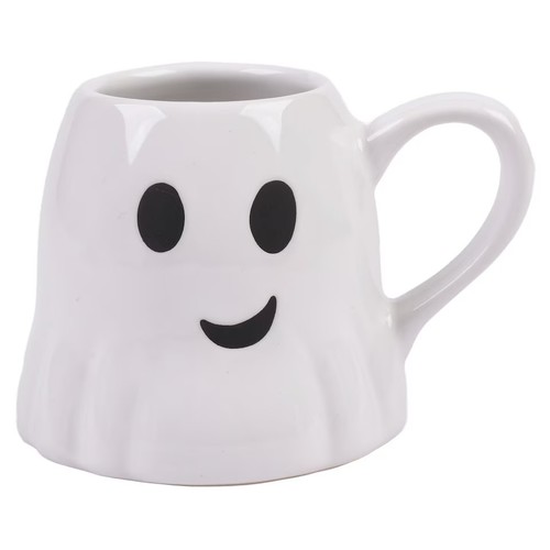 Ghost mug white black - 3d,