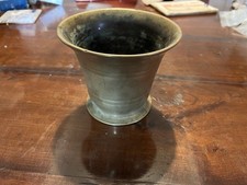 Vintage brass pestle and - brass,