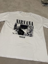 Nirvana White T-shirt XL