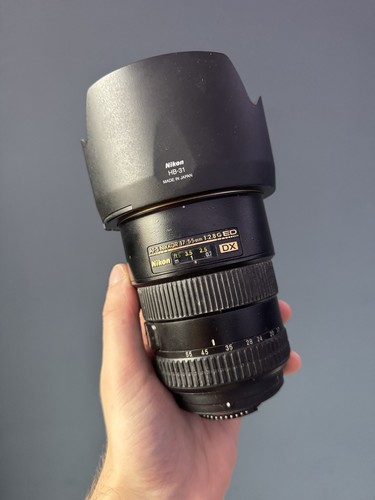 Nikon nikkor 17 55mm - af-s,