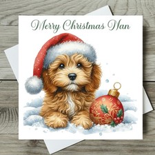 Cockapoo Christmas Card