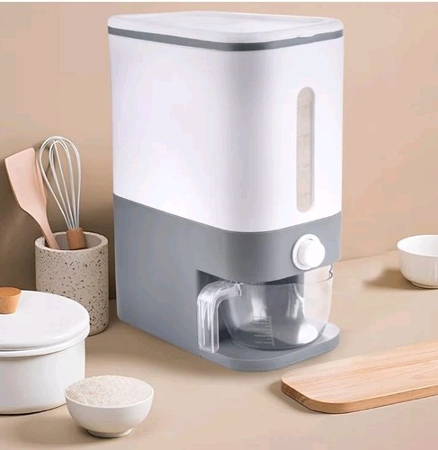 10kg gray rice dispenser - 10kg,
