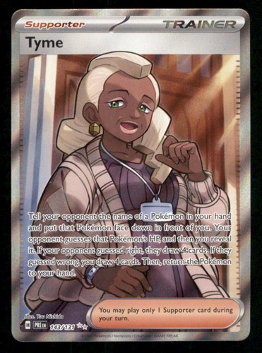 Tyme 143 131 holo ultra - ultra, rare