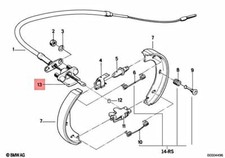 OEM BMW E12 E23 E24 E3 E9 2.5CS 2.8L 2500 2800 2800Bav Support 34411115222