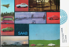 Saab 96 & 95 2-Stroke 1965-1966 UK Market Sales Brochure Inc. Monte Carlo