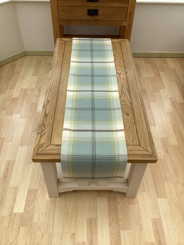 Balmoral duck egg blue tartan - duck,