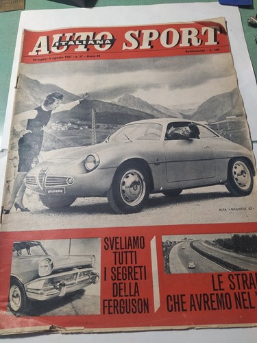 Italian auto magazine 1961 - auto,