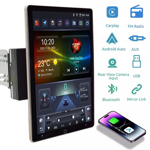 Double 2din rotatable - 2din, 10.1"