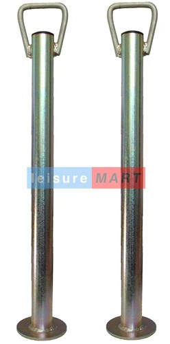 Pair trailer prop stands - a,