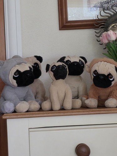 Plethora plush pugs 5 - of, pugs,