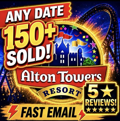 Alton towers tickets for - alton,
