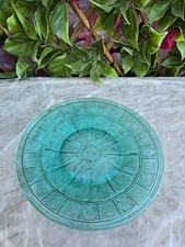 Vintage Ultramarine Doric & Pansy Depression Glass Side Bread Tea Plate 6"