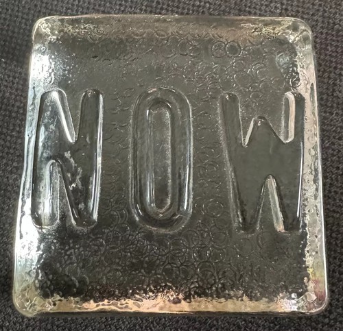 Glass paperweight vintage - glass,
