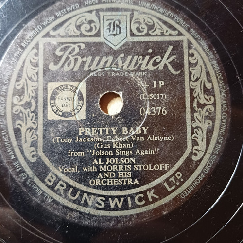 Jolson pretty baby - al,