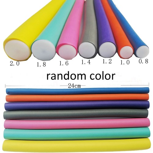 Bendy hair rollers - hair, heatless