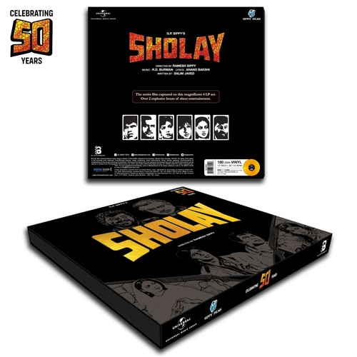 Sholay vinyl record box - sholay, 4