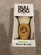 Bull Dog Shaving Brush Wooden