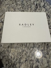 Radley London Leather Purple Passport Holder & Luggage Tag
