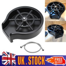 Black Automatic Glass Rinser