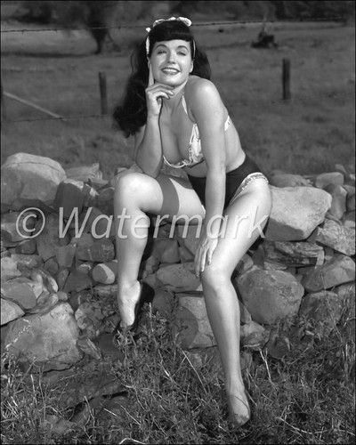 Bettie page 8x10 publicity - bettie,