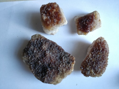 Raw citrine cluster natural - citrine,