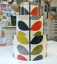 Handmade Lampshade - Orla Kiely Multi Stem - Tomato