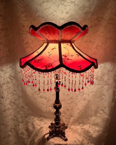 Vintage victorian lampshade