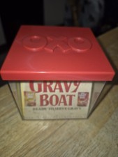 Vintage 1990 OXO Stock Cube Plastic Lidded Container With 130 Plus Recipe Cards