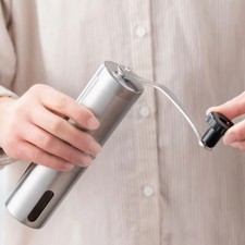 Stainless steel hand coffee - steel,
