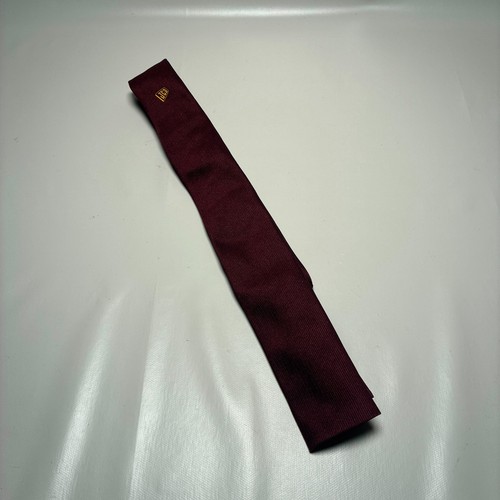 Vintage jcb burgundy tie made - burgundy,