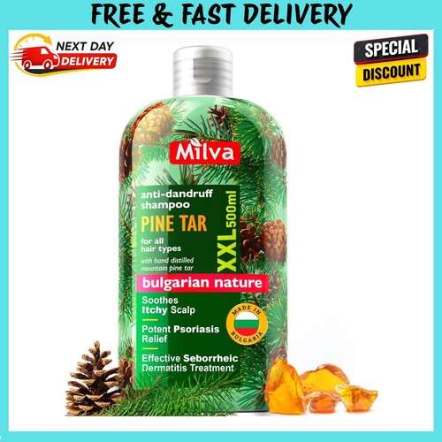 Pine tar shampoo - pine, for