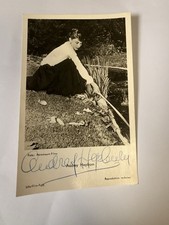 Original Autograph Card Audrey