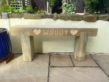 2 Seater Engraved Wooden