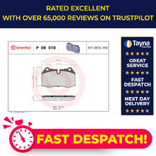 Brake Pads Set fits BMW 735 E38 3.5 Front 96 to 01 Brembo 34111161975 Quality